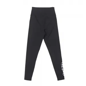 Women’s glitter logo print solid basic legging