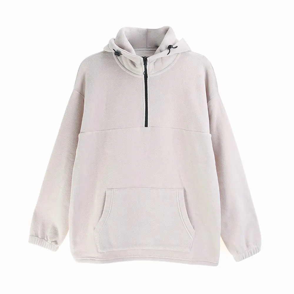 Men’s Polar Fleece Quarter Zip Pullover Hoodies Long Sleeve Thermal Lightweight Tops