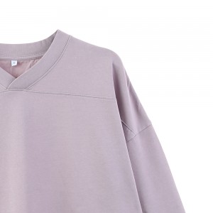 Custom Men’s French Terry 100% Cotton Sweatshirts Acid Wash Top
