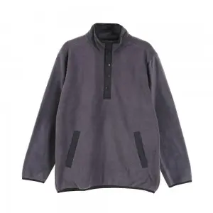 Men’s Snap-Front Pullover Polar Fleece Sweatshirts Winter Tops for Men